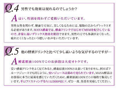 マナ酵素２本セット【３日間ファスティング】植物性乳酸菌マナ酵素 MANA酵素 500mL