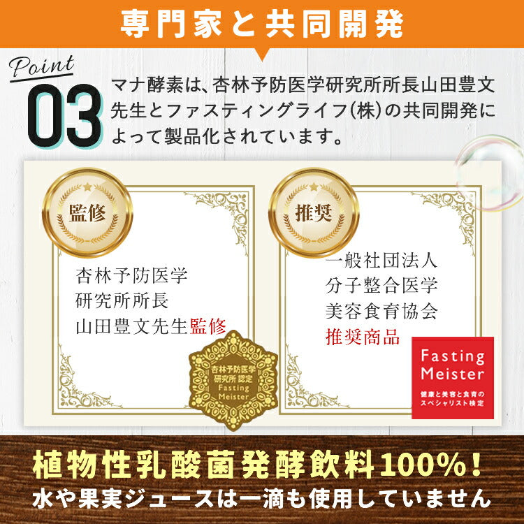 マナ酵素２本セット【３日間ファスティング】植物性乳酸菌マナ酵素 MANA酵素 500mL